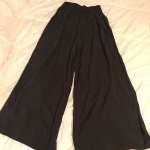 Dark Grey Wide Leg Pants